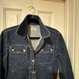 Lacoste Women's Dark Blue Jean Jacket